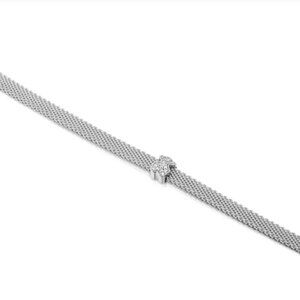 (SOLD)Tous Steel Icon mesh Bracelet motif 0,6cm